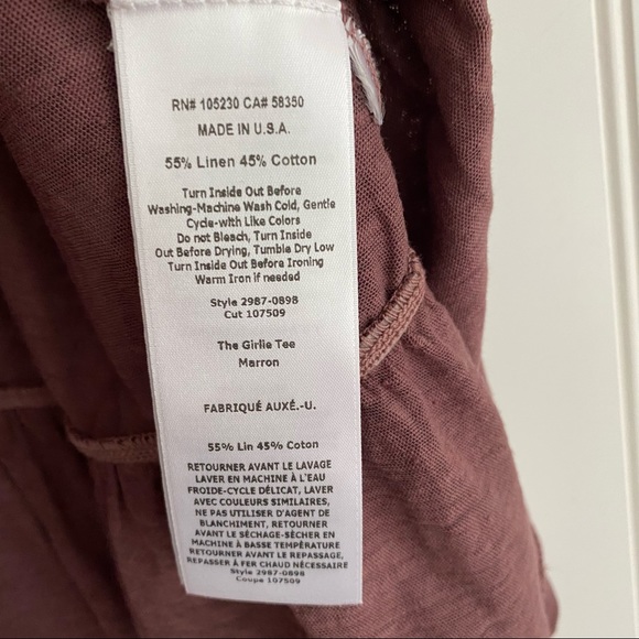 Current Elliott The Girlie Tee SIZE 1 (small) - Picture 5 of 12